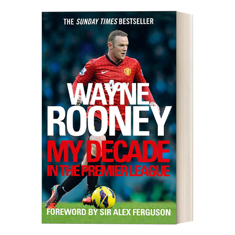 Wayne Rooney 韦恩·鲁尼自传 我的英超十年 英超足球明星传记进口原版英文书籍