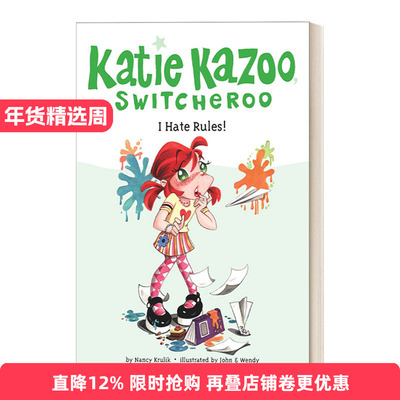 英文原版 I Hate Rules!#5 Katie Kazoo  Switcheroo 凯蒂·卡祖系列5 女孩奇幻冒险主题章节书 儿童课外阅读 Nancy Krulik 进口书