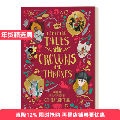 英文原版 Ladybird Tales of Crowns and Thrones 小瓢虫国王骑士故事集 精装插画故事书 精装 英文版 进口英语原版书籍