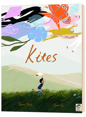 Kites 风筝 中国新锐插画师卤猫 精装绘本 Oamul Lu进口原版英文书籍
