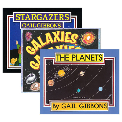 宇宙天文系列3册套装 Gail Gibbons 盖尔吉本斯少儿百科系列进口原版英文书籍