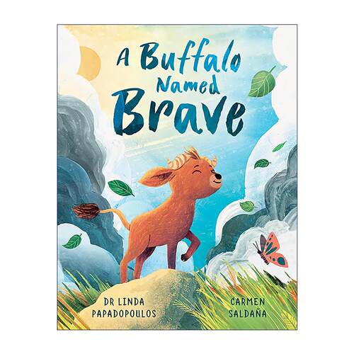 英文原版 A Buffalo Named Brave 一头名叫勇敢的野牛 儿童情绪管理绘本 勇气培养 英文版 进口英语原版书籍