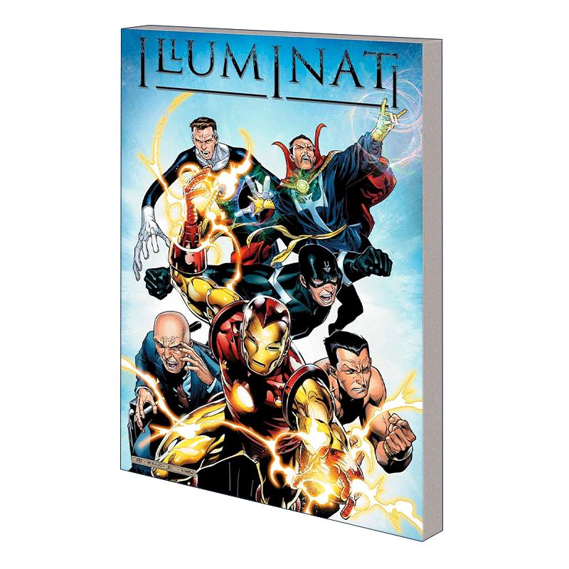 英文原版 Illuminati 光照会 漫威漫画 新复仇者联盟汇编 布莱恩?迈克尔?本迪斯 英文版 进口英语原版书籍