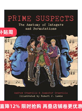 英文原版 Prime Suspects 头号嫌疑人 整数与排列的剖析 数学漫画 Andrew Granville 英文版 进口英语原版书籍