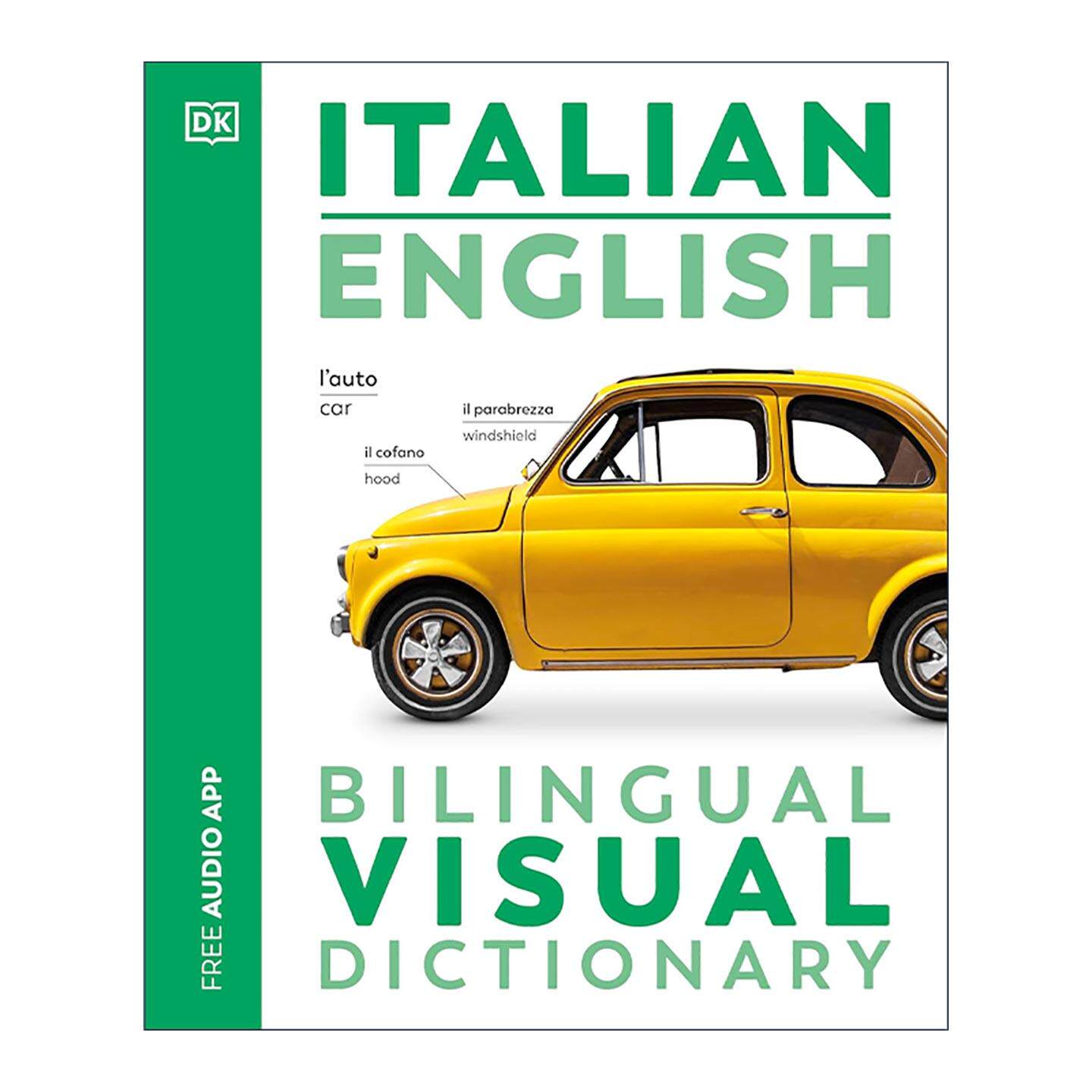 原版 Italian English Bilingual Visual Dictionary DK意大利语英语双语视觉图解词典 进口原版书籍
