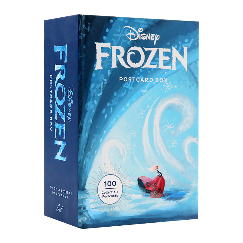 Disney Frozen Postcard Box冰雪奇缘明信片进口原版英文书籍