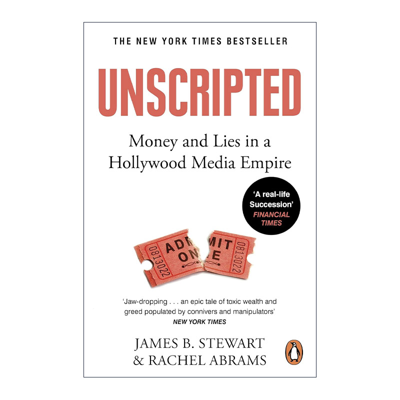 英文原版 Unscripted 无脚本 好莱坞巨头派拉蒙公司与雷德斯通家族斗争密事 英文版 进口英语原版书籍