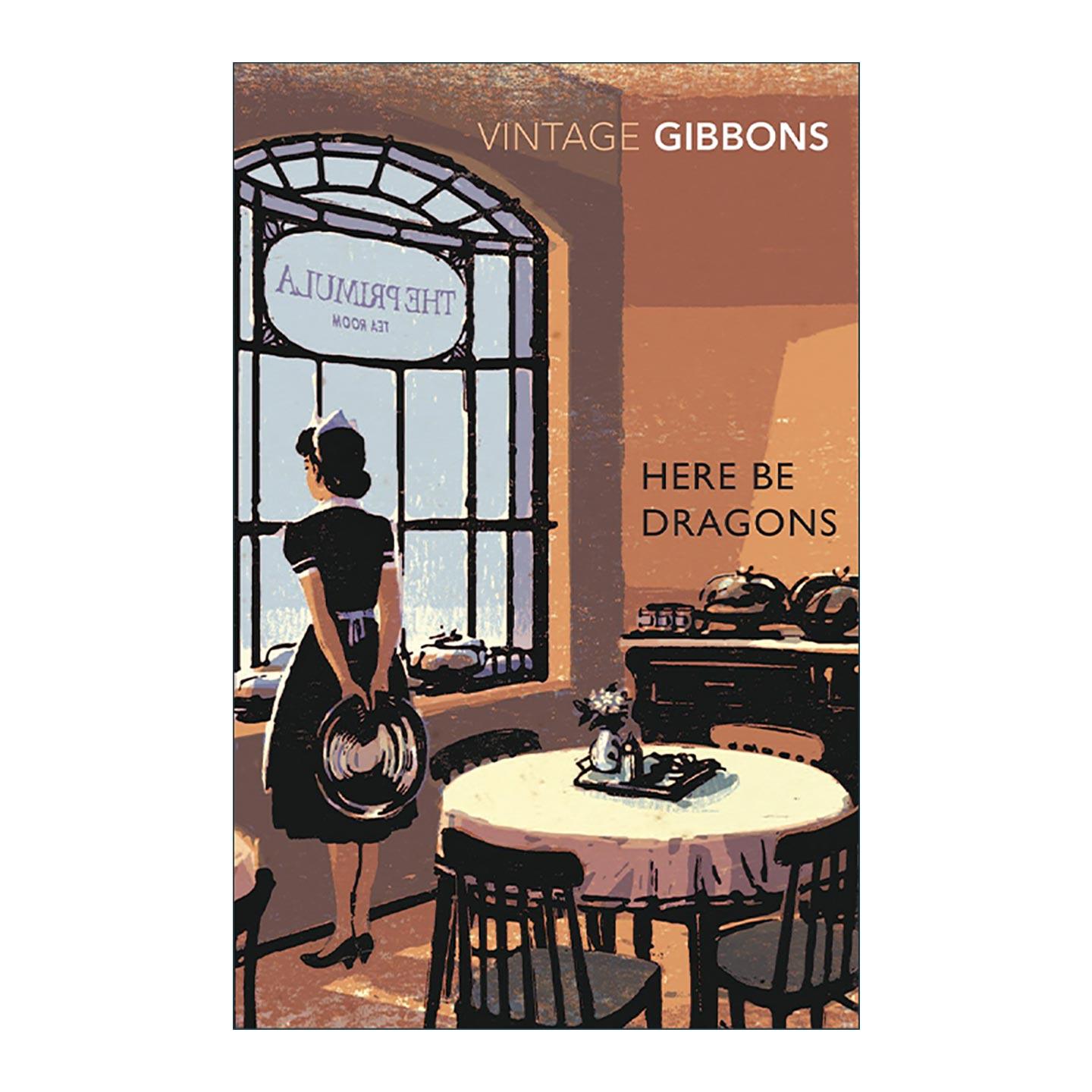 英文原版 Here Be Dragons 此处有龙 斯黛拉·吉本思Stella Gibbons小说 令人难以宽慰的农庄作者 英文版 进口英语原版书籍