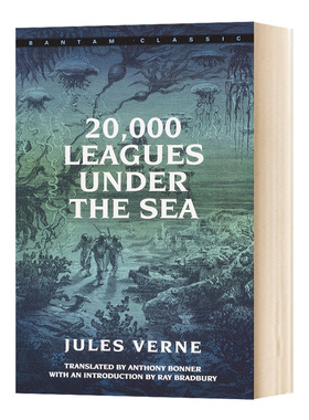 海底两万里 20000 Leagues Under the Sea 英文原版小说 经典文学名著 科幻小说 凡尔纳 Jules Verne 进口英语书籍 Bantam Classic
