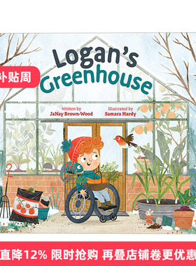 英文原版 Logan's Greenhouse (Where In the Garden?) 洛根的温室 花园在哪里系列 儿童科普百科精装绘本 Samara Hardy进口英语书