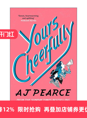 英文原版 Yours Cheerfully 你的快乐 艾美湖系列2 The Wartime Chronicles 历史小说 A. J. Pearce 英文版 进口英语原版书籍