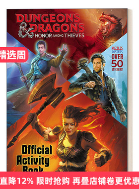 英文原版Dungeons&Dragons Honor Among Thieves Official Activity Book龙与地下城 侠盗荣耀 电影版官方活动书 英文版进口英语书