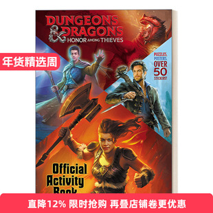 英文原版Dungeons&Dragons Honor Among Thieves Official Activity Book龙与地下城 侠盗荣耀 电影版官方活动书 英文版进口英语书