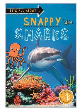 It's all about... Snappy Sharks 关于 鲨鱼进口原版英文书籍