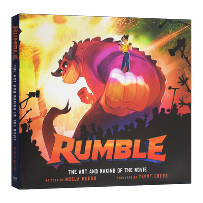 英文原版 Rumble The Art and Making of the Movie 无敌摔跤王电影艺术设定集 精装 英文版 进口英语原版书籍