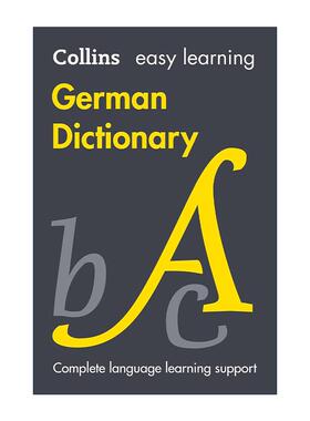 原版 Collins Easy Learning German Dictionary 柯林斯轻松学德语词典 第十版 进口原版书籍