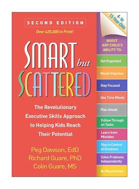 英文原版 Smart but Scattered 聪明却混乱的孩子 利用执行技能训练提升孩子学习力和专注力 第2版 英文版 进口英语原版书籍