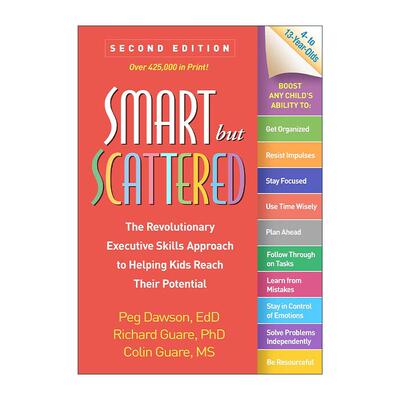英文原版 Smart but Scattered 聪明却混乱的孩子 利用执行技能训练提升孩子学习力和专注力 第2版 英文版 进口英语原版书籍