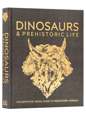 恐龙与史前生命 Dinosaurs and Prehistoric Life DK视觉百科 英文原版书 古代物种恐龙化石 插图版科普读物 进口英语DK百科全书
