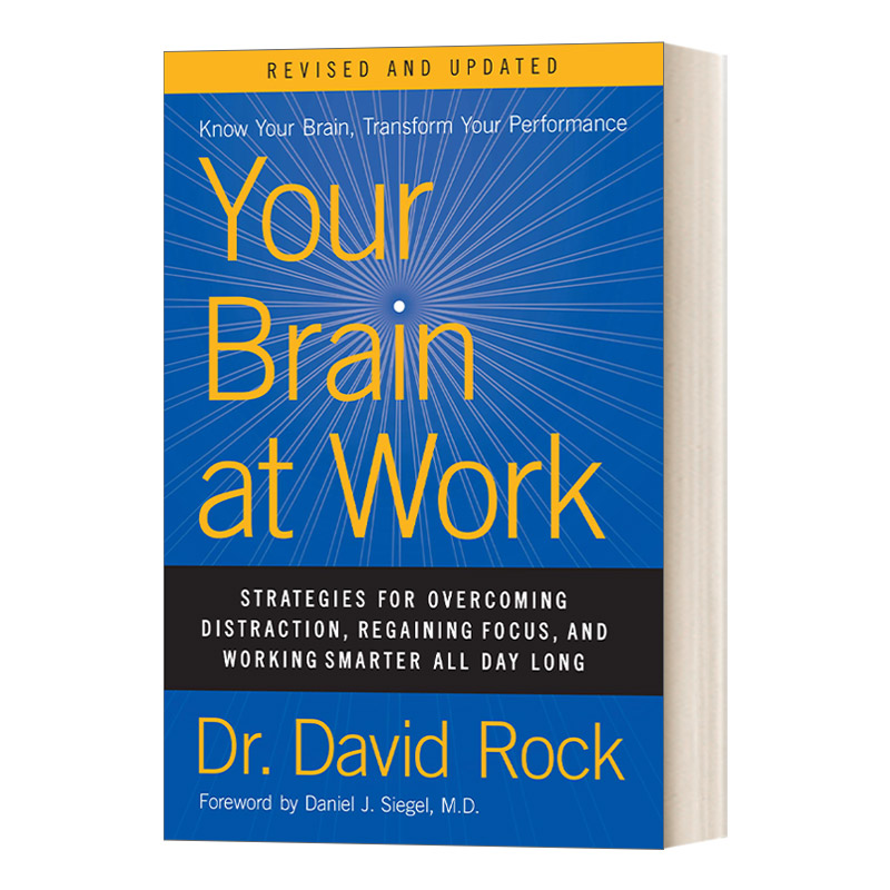 英文原版 Your Brain at Work Revised and Updated效率脑科学卓有成效地完成每一项工作大卫洛克精装英文版进口英语书籍