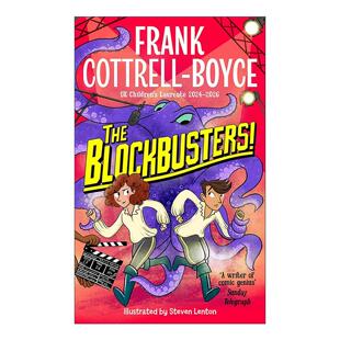 百万小富翁作者弗兰克Frank Blockbusters 英文版 Boyce Cottrell 儿童桂冠 儿童幽默动作冒险小说 好莱坞大片 The 英文原版