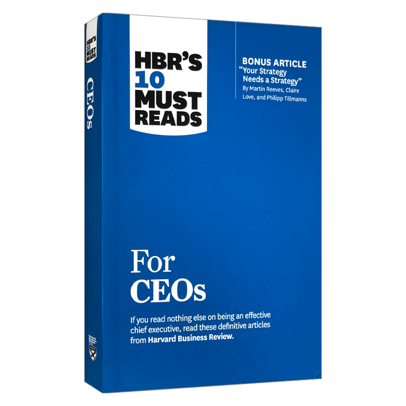 英文原版 HBR's 10 Must Reads for CEOs 哈佛商业评论列出的CEO们必须阅读的10本书 精装 英文版 进口英语原版书籍