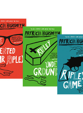英文原版小说 The Talented Mr Ripley 天才雷普利系列3册 电影原著 雷普利的游戏 Patricia Highsmith  进口英语原版书籍