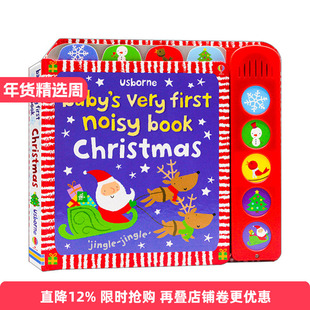 Baby's very first noisy book: Christmas 宝宝的首本圣诞节发声书进口原版英文书籍