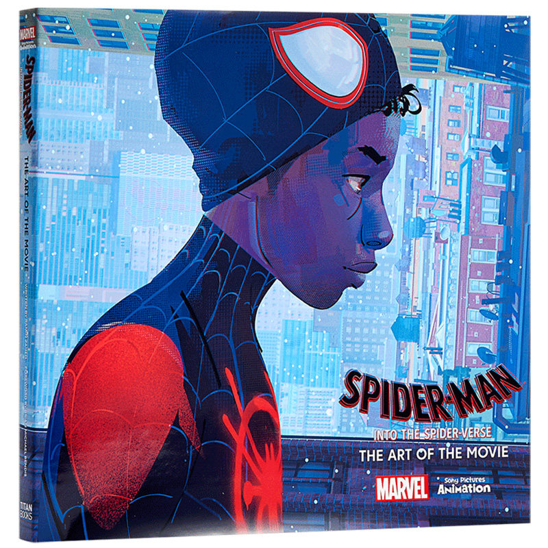 Spider Man Into the Spider Verse 蜘蛛侠超级英雄 漫威平行宇宙新纪元电影画册设定集 进口英文原版 精装 黑蜘蛛暗影 斯坦李