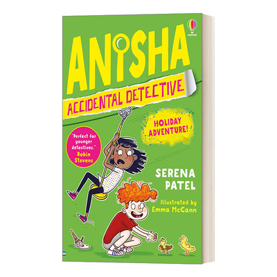 英文原版 Anisha Accidental Detective Holiday Adventure 意外的侦探阿妮莎 假期冒险 儿童侦探小说 英文版 进口英语书籍