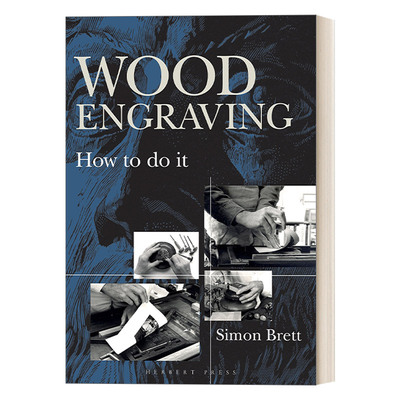 Wood Engraving 木雕 手工爱好者的入门书进口英文原版书籍
