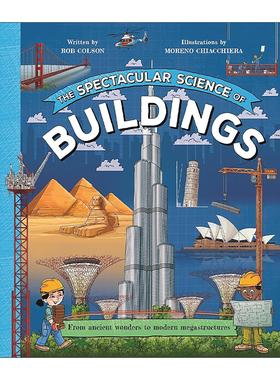 英文原版 The Spectacular Science of Buildings 壮观的建筑科学 科普绘本 英文版 进口英语原版书籍