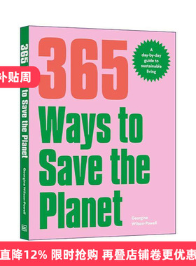 英文原版 365 Ways to Save the Planet 拯救地球的365种方法 可持续发展绿色生活指南 英文版 进口英语原版书籍