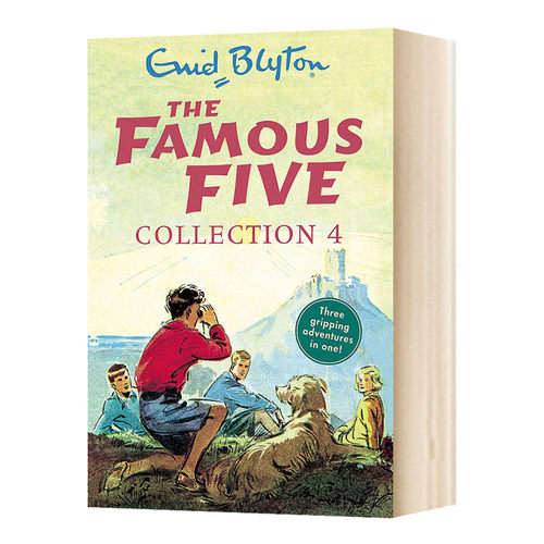 五个小伙伴历险记三合一故事集10-12 英文原版 The Famous Five Collection 4 青少年英语课外探险小说书 伊妮德布莱顿Enid Blyton