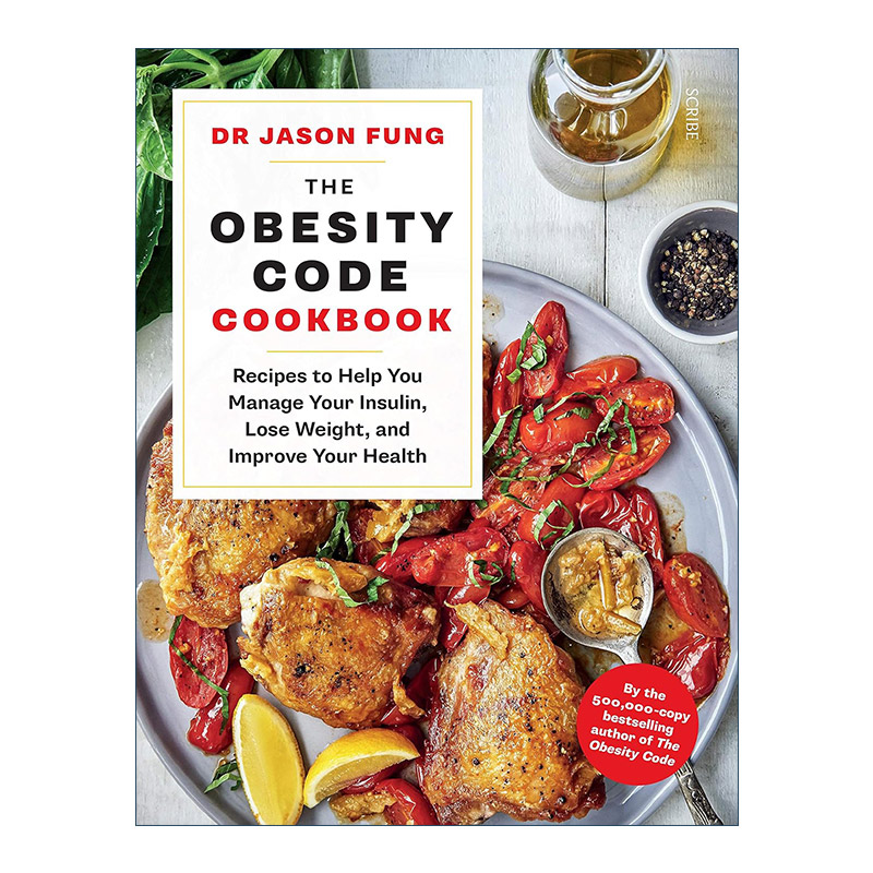 The Obesity Code Cookbook 肥胖代码食谱 减肥的秘密菜谱 冯子新进口原版英文书籍