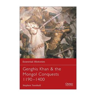 英文原版 Genghis Khan & the Mongol Conquests 成吉思汗与蒙古军征 1190–1400年 全彩插画战争历史系列 进口英语原版书籍