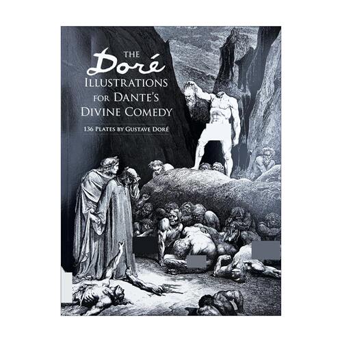 古斯塔夫多雷：但丁神曲插图集 英文原版 The Divine Comedy - The Plates of Gustave Dore 英文版 进口英语书籍