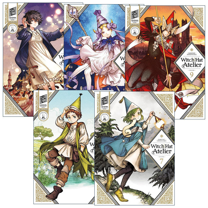 英文原版 Witch Hat Atelier尖帽子的魔法工坊系列 套装5册 同名动漫漫画 （7-11册）英文版 进口英语原版书籍