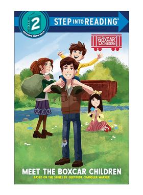 英文原版 Step into Reading 2 Meet the Boxcar Children Boxcar Children Early Reader 遇见 棚车少年系列 进口英语原版书籍