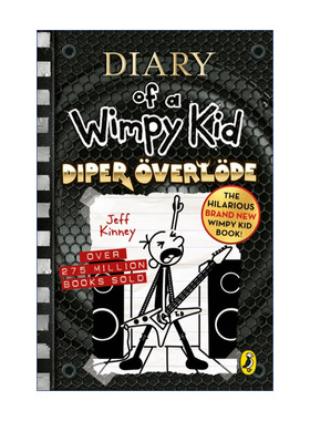 英文原版 Diary of a Wimpy Kid Diper Överlode Book 17 小屁孩日记17 平装 英文版 进口英语原版书籍