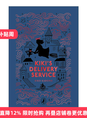 英文原版 Kiki's Delivery Service 魔女宅急便 角野荣子 Puffin Clothbound Classics 精装海雀布纹经典 英文版 进口英语原版书籍