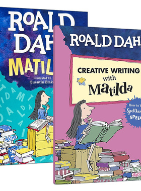 Matilda 玛蒂尔达2册 英文原版 玛蒂尔达的创意写作 罗尔德达尔经典童话 英文版 儿童英语写作技巧 进口原版书籍 Roald Dahl