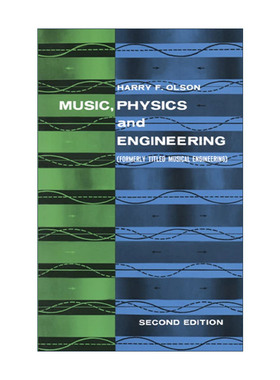 英文原版 Music Physics and Engineering 音乐 物理学和工程学 声学 Harry F. Olson 英文版 进口英语原版书籍