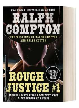 Ralph Compton Double: Rough Justice #1 粗暴的正义1 历史小说进口原版英文书籍