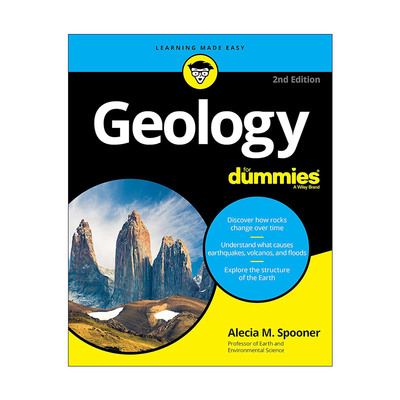 英文原版 Geology for Dummies 地质学入门 第2版 达人迷 英文版 进口英语原版书籍