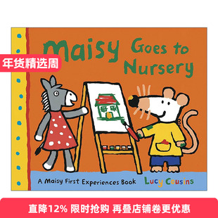 英文原版 Maisy Goes To Nursery 小鼠波波去幼儿园 儿童启蒙认知绘本 生活体验 Lucy Cousins 英文版 进口英语原版书籍