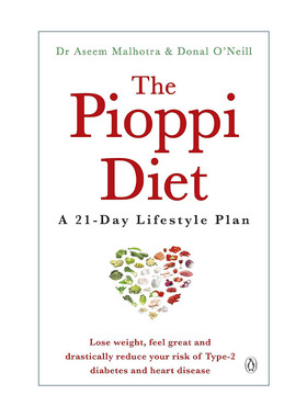 英文原版 The Pioppi Diet 皮奥皮饮食 Aseem Malhotra 英文版 进口英语原版书籍