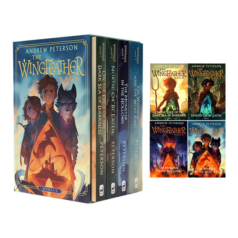 Wingfeather Saga Boxed Set 羽翼传奇 4本套装 精装进口原版英文书籍