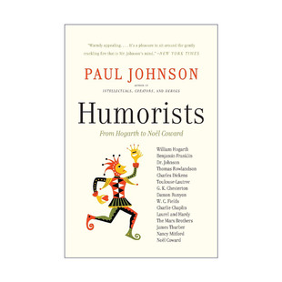 從霍加斯到諾埃爾·考沃德 幽默大師 Humorists 書籍 英文版 進口英語原版 保羅約翰遜 英文原版