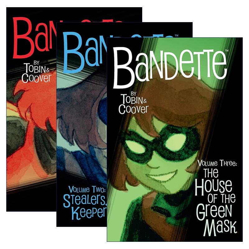 英文原版 Bandette班迪特3册 黑马漫画 艾斯纳奖得主Paul Tobin 英文版 进口英语原版书籍